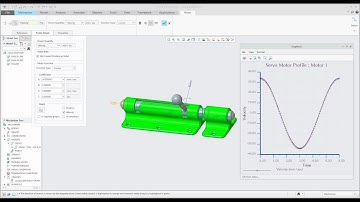 PTC Creo 4.0 tutorial: Servo motor for Slot connection
