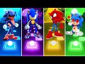 Sonic  exe the hedgehog vs sonic prime vs spider man sonic vs baby sonic exe who is best tiies hop