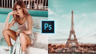 Gold and Teal Color Grading Effect in Photoshop | Photo Effects