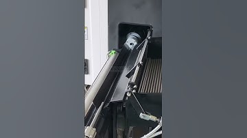 Mini CNC lathe automated processing #automation  #cnc #latheturning