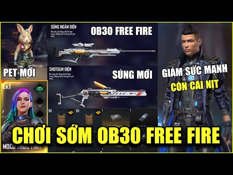 Free Fire | Chơi Sớm OB30: CHRONO Tiếp Tục Bị Giảm Sức Mạnh - Xuất Hiện Phụ Kiện Khủng Cho Mũ Giáp