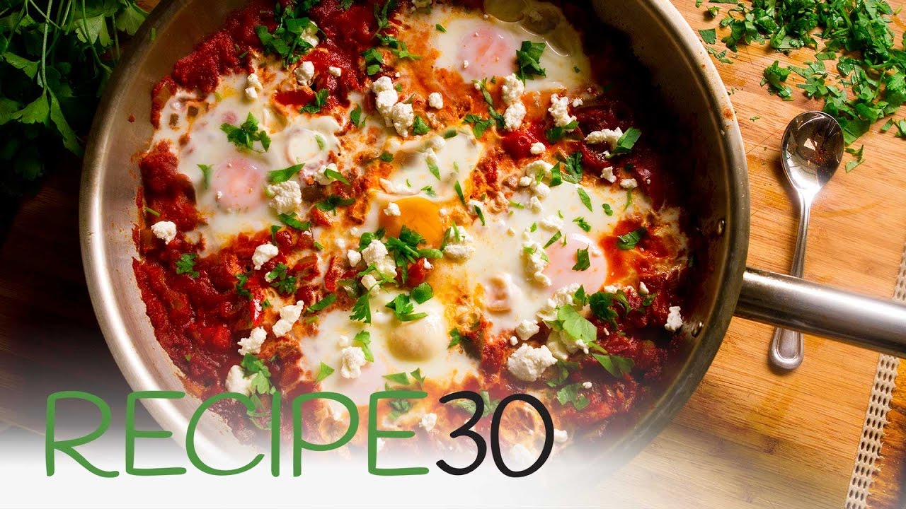 Shakshouka, eggs in spicy tomato sauce | Recipe30