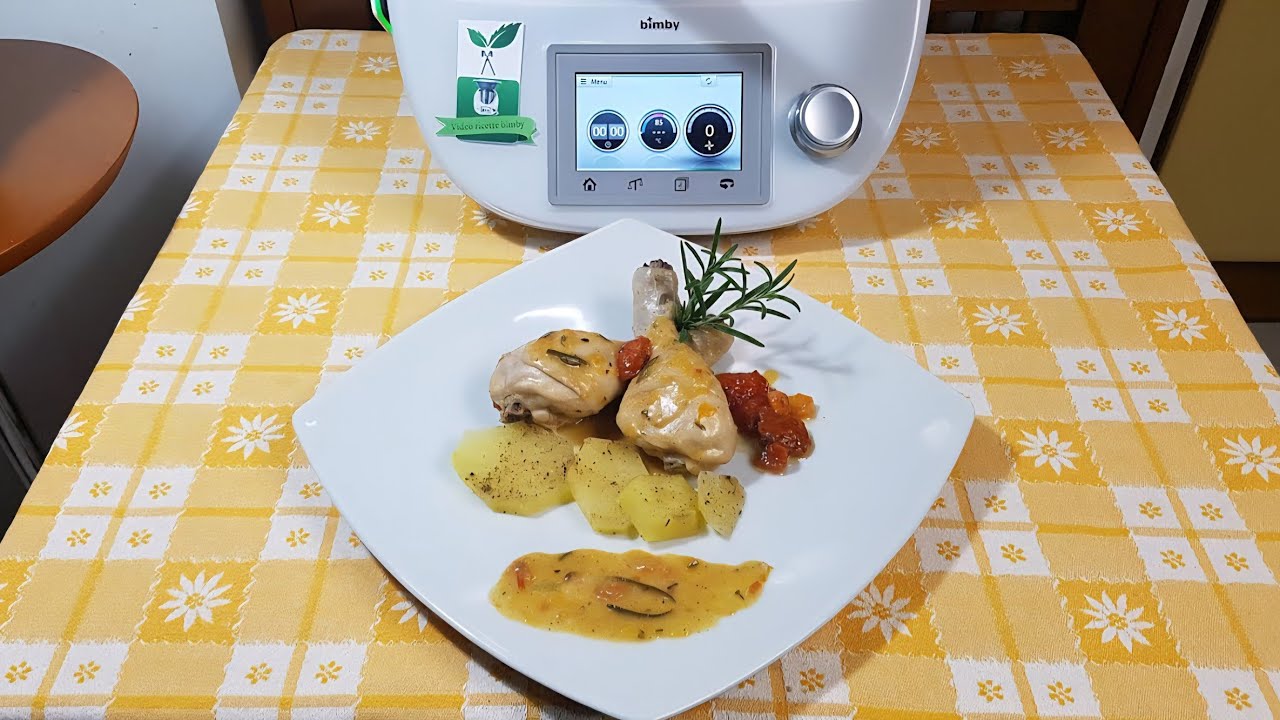 Cosce di pollo con patate con il bimby 🍗🔥 Morbide e gustose