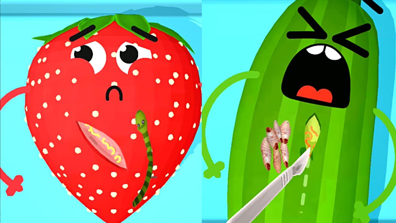 Fruit Clinic ️I did surgery on FRUITS!!! Let's Play Fruit Clinic