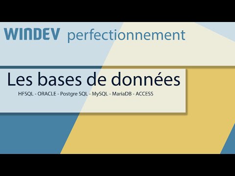 Votre formation WINDEV sur les bases de données