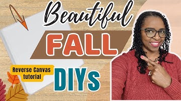 🍂🍁FALL REVERSE CANVAS TUTORIAL | Quick & Easy Dollar Tree DIYs To Try