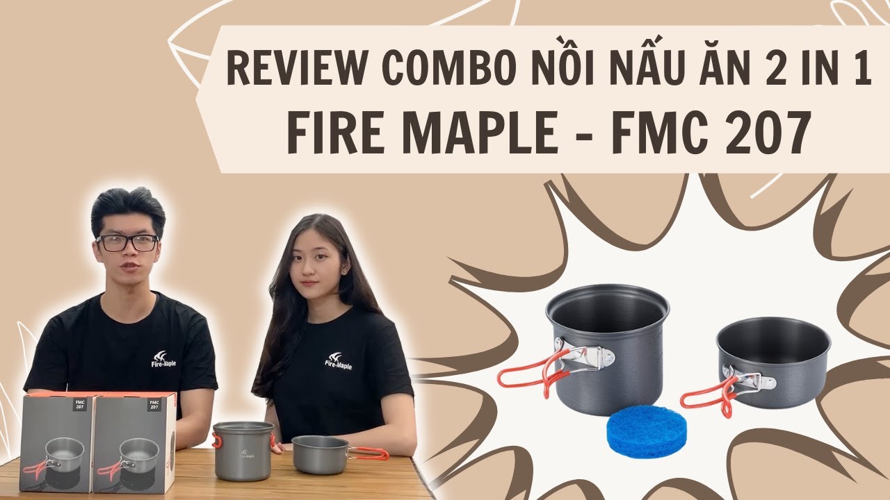[Review] Combo Nồi Chảo Nấu Ăn 2 in 1 Cho Du Lịch Dã Ngoại, Cắm Trại ...