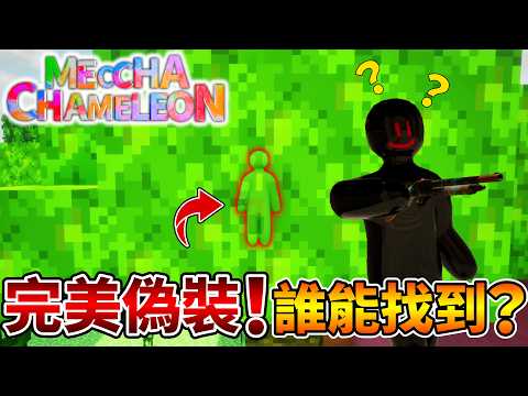 【Meccha Chameleon】超完美融入偽裝！獵人眼力測驗 - 超爆笑遊玩精華｜全字幕直播精華