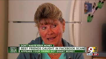 Best friends caught in Facebook scam