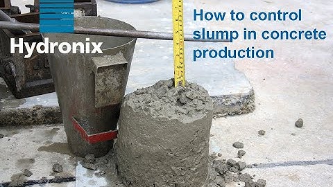 How to Control Slump in Concrete Production using Hydronix Moisture Sensors