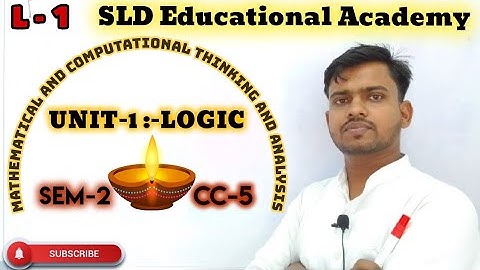 L-1, FYUGP|| Semister-2 ||CC-5, Mathematical And Computational Thinking And Analysis|| VBU & BBMKU .