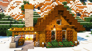 Minecraft: How to Build a Cozy Spruce Cabin