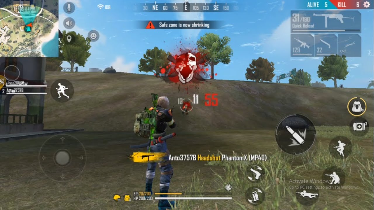 Classic Duo Match 2020 7 9 Kills Free Fire Gameplay 2020 Xcellent Vips Youtube
