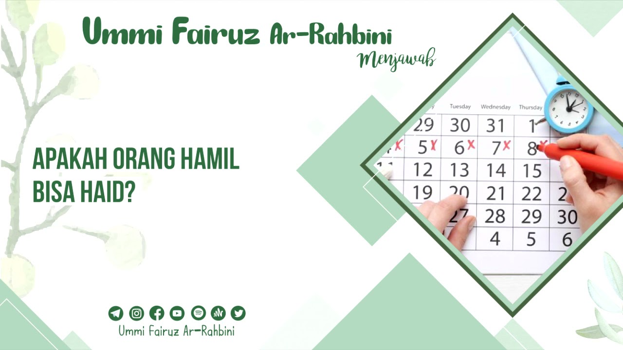 Apakah Orang Hamil Bisa Haid? - Ummi Fairuz Ar-Rahbini Menjawab - YouTube