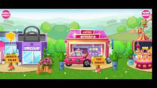 Princess home| Car garage| Princess Town girls special game screenshot 4