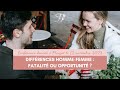 Diffrences hommefemme  fatalit ou opportunit   confrence