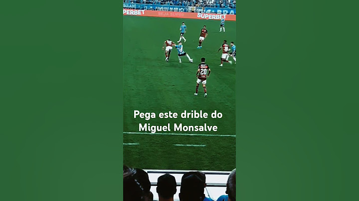 ⚽️ Pega este drible do Miguel Monsalve na vitória do Grêmio sobre o Flamengo