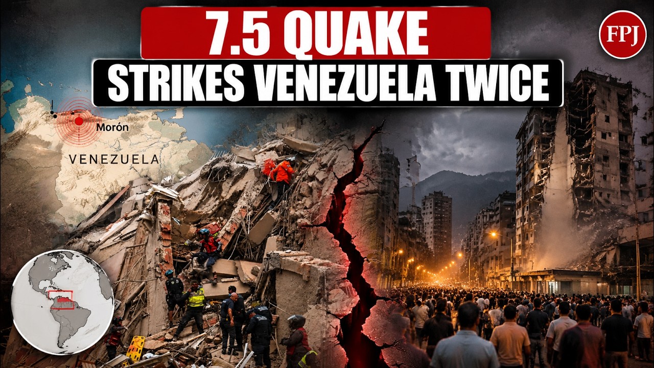 7.5 and 7.1 Magnitude Earthquake Hits Venezuela Within Minutes: Buildings Collapse, Panic Spreads