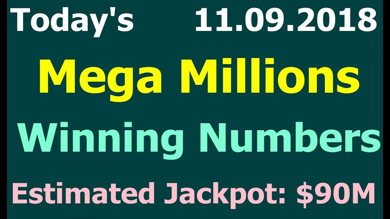 Today Mega Millions winning numbers 9 November 2018. Mega Millions Drawing 11/09/2018 YouTube