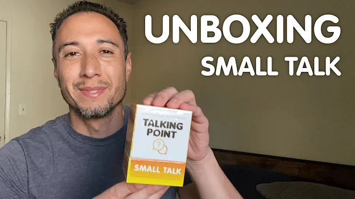 Unboxing - Small Talk Conversation Starter Cards
