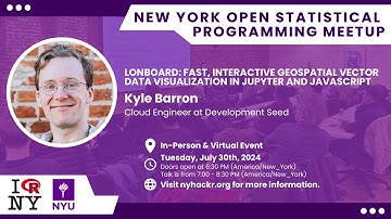 Lonboard: Fast, Interactive Geospatial Visualization in Jupyter & JavaScript - Kyle Barron - nyhackr