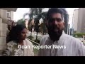 Goan Reporter:: Live RGP Mla Viresh Borkar enters RGP Office to meet RGP Members at RGP CEC meeting