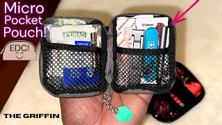 Ultimate Micro Pocket EDC setup! 🎒Super tiny Essentials for small bags! 🔦💕