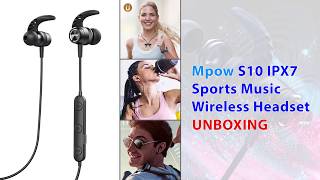 massefylde vært effektiv Mpow S10 IPX7 Sports Music Wireless Headset Review - Chef Audio