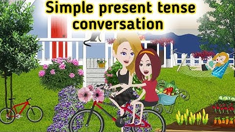 Simple present tense English conversation | learn English | Simple English