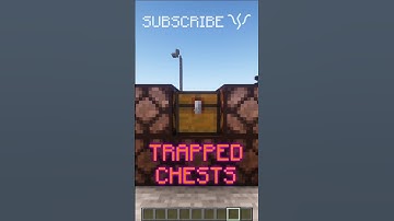 Use TRAPPED CHESTS for your AUTOMATIC GARBAGE DISPOSAL! | Redstone with PsiVolt #minecraft #redstone