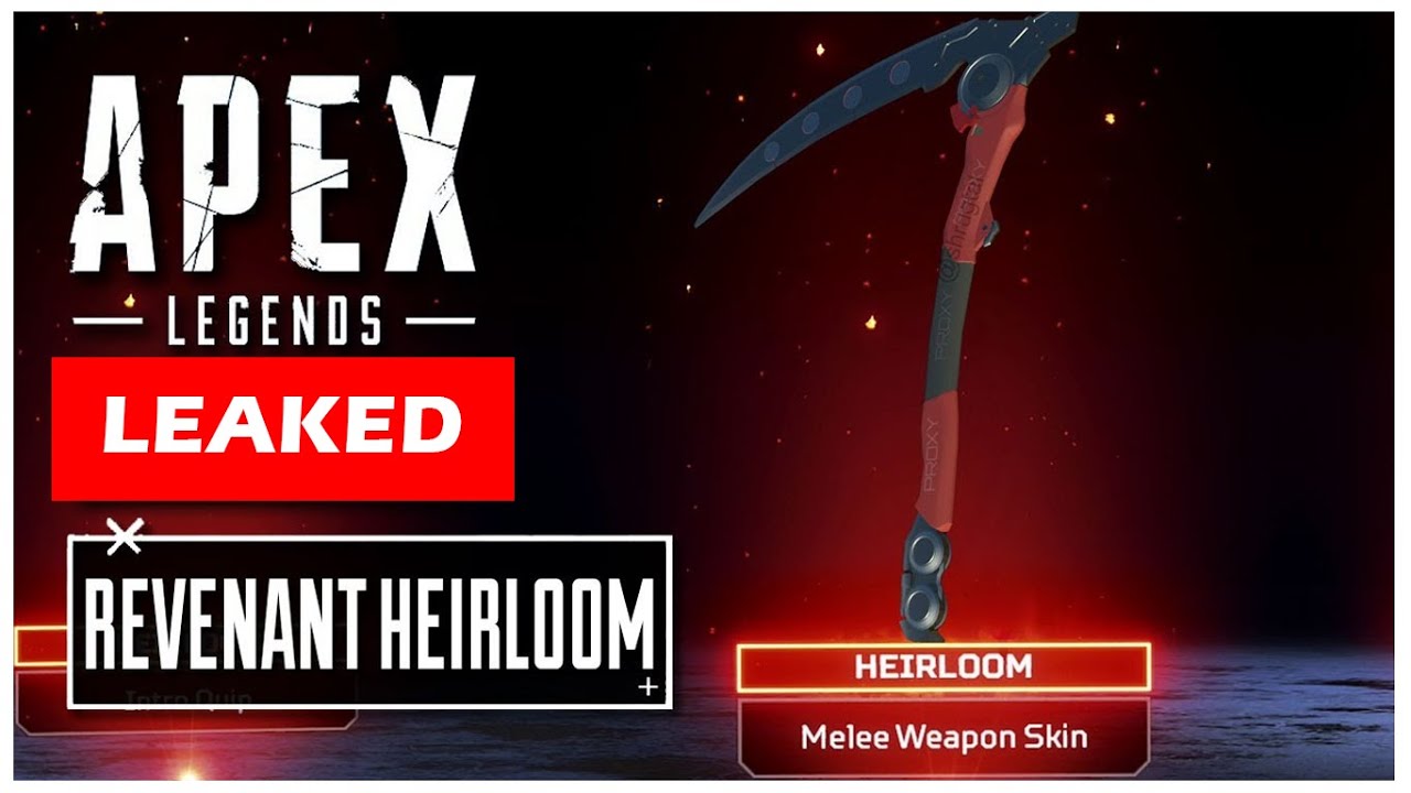 Apex Legends Revenant Heirloom Animations Youtube