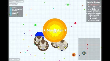 Agar.io ♦ Epic Tricksplits with Bots ♦ First Video!
