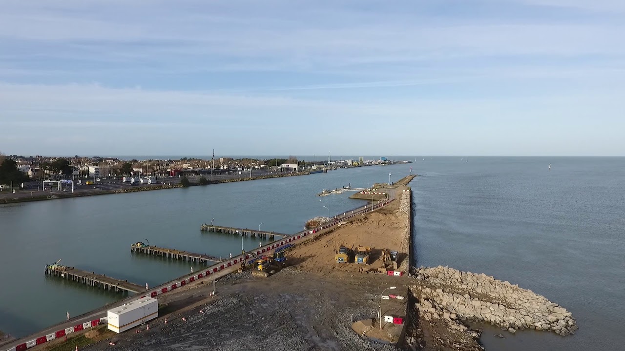 Ouistreham, la Baie par drone