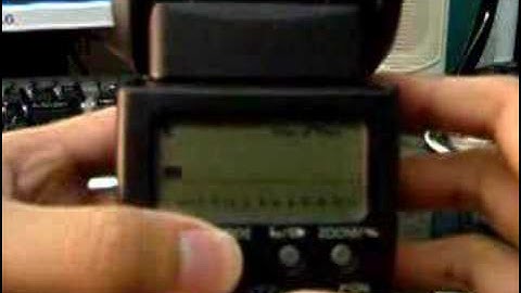 Quick and Crappy Canon Speedlite 580ex II Overview  2/5