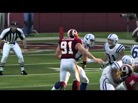 Madden NFL 13 @ E3: Raw Gameplay of RGIII &amp; Andrew Luck - Colts @ Redskins