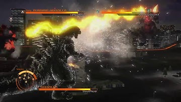 GODZILLA PS4 : Godzilla vs SpaceGodzilla vs burning Godzilla