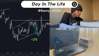 Day In The Life Of A Beginner Forex Trader (ON A ROLL)