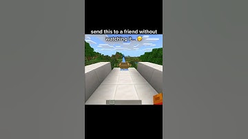 Minecraft: SEND this to your FRIEND without WATCHING it... 😳