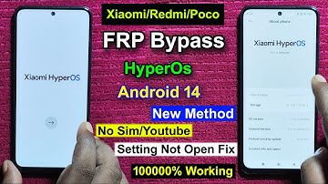 "Finally Without Pc"All Xiaomi/Redmi/Poco Hyperos FRP Bypass Android 14 | Gmail Lock Remove MI/Redmi