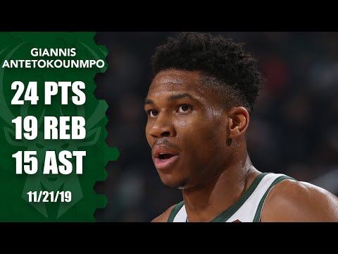 Giannis records his quickest triple-double against Carmelo Anthony, Blazers | 2019-20 NBA Highlights