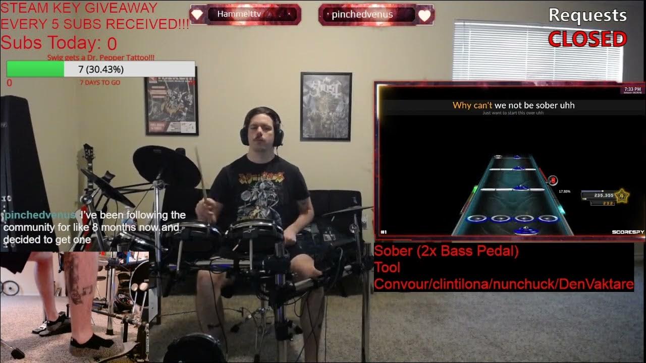 Sober Tool Clone Hero Drums Playthrough YouTube