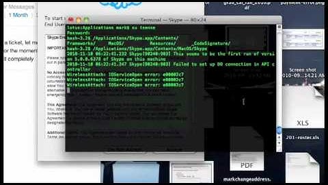 How to run two skype instances on Mac OS X