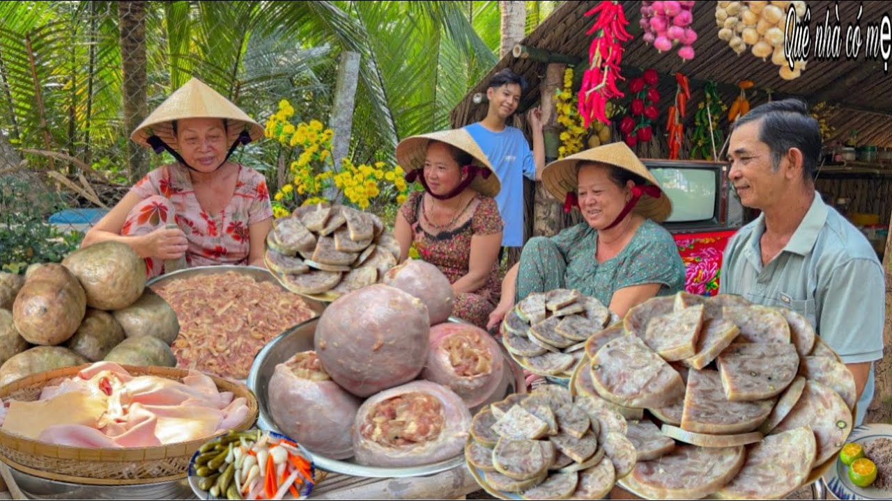 Chả Nguội Pate Bong Bóng | Món Ăn Ngày Tết Miền Quê || Tet holiday dish