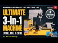 3 in 1 Lathe, Milling and Drilling Machine by TL PATHAK GROUP - The Ultimate Compact Workshop!