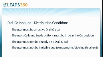 12.1_Dial-IQ: Inbound  Admin Training - 4 - Dial-IQ: Inbound Distribution