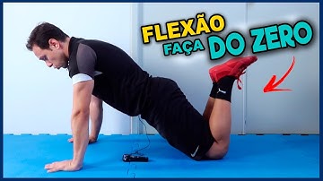FLEXÃO DE BRAÇOS DO ZERO - SUPER INICIANTE!
