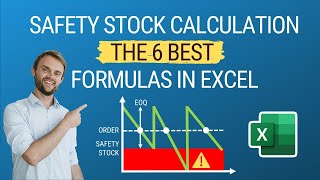 6 Best Safety Stock Formulas: Calculation & Examples in Excel (Full TUTORIAL)