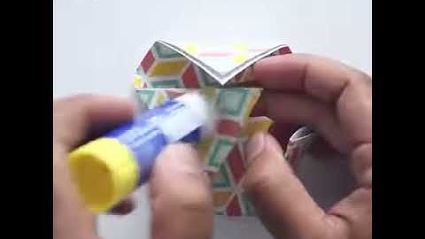 DIY : triangle gift  box