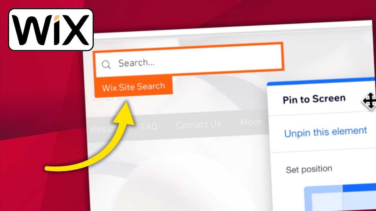 How to Pin/Unpin ANY Element to The Screen on WIX | Make an Elements to be Sticky & Freeze! - 2026