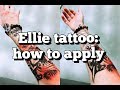 Ellie cosplay tattoo (The Last of Us Part II) - how to apply